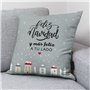 Housse de coussin Muaré Laponia 50 x 50 cm