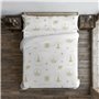 Housse de Couette Harry Potter Hogwarts Gold Christmas 180 x 220 cm Li
