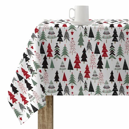 Nappe enduite antitache Muaré Laponia 100 x 140 cm