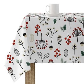 Nappe enduite antitache Muaré Merry Christmas 100 x 140 cm