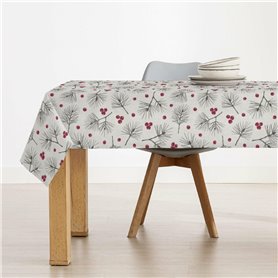 Nappe enduite antitache Muaré Merry Christmas 100 x 140 cm
