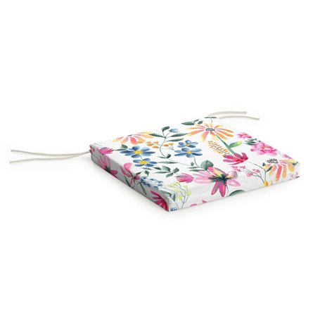 Coussin de chaise Belum 0120-407 40 x 5 x 40 cm Fleurs