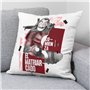 Housse de coussin La casa de papel Aikido A Blanc 45 x 45 cm