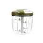 Mini-Hachoir Manuel avec Cordon Quid Naturalia Vert Métal 12,5 x 14 cm