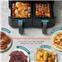 Friteuse sans Huile Cosori Dual Basket 8.5 Chef Edition Noir 8,5 L