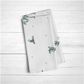 Serviette en papier Muaré White Christmas 45 x 45 cm Blanc 2 Unités