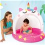 Pataugeoire gonflable pour enfants Intex Rose Licorne 102 x 102 cm