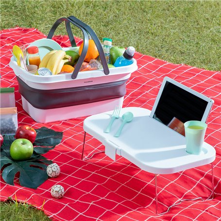 Panier de Pique-nique Pliable avec Couvercle-table Pickning InnovaGood