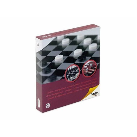 Backgammon Cayro Magnétique Jeu d'Échecs Jeu de Dames