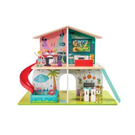 Maison de poupée Hape Rock & Slide 31 Pièces
