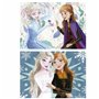 Set de 2 Puzzles Frozen 20 Pièces
