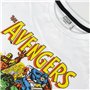 T shirt à manches courtes Enfant Marvel Blanc
