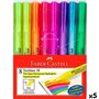 Ensemble de Marqueurs Fluorescents Faber-Castell Textliner 38 5 Unités