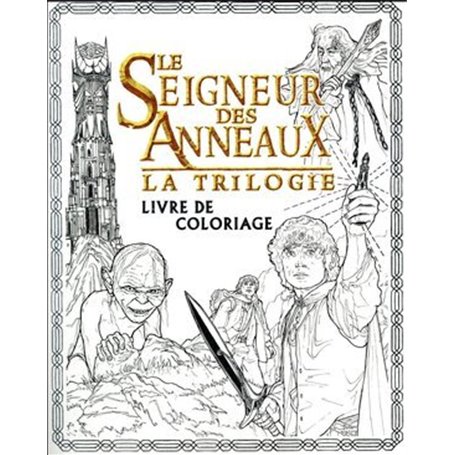 Le seigneur des anneaux livre de coloriage