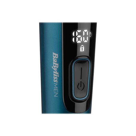 Tondeuse à cheveux Babyliss en acier japonais bleu-noir (E990E)