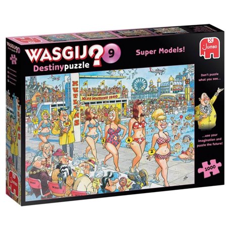 Jumbo Wasgij Destiny 9 Super Models ! Puzzle de 1000 pièces (81931)