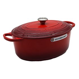 Le rôtissoire ovale Le Creuset Signature de 35 cm de couleur cerise rouge (21178350602430)