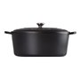 Le Creuset Signature Roaster ovale noir 40cm Schwarz (21178400000430)