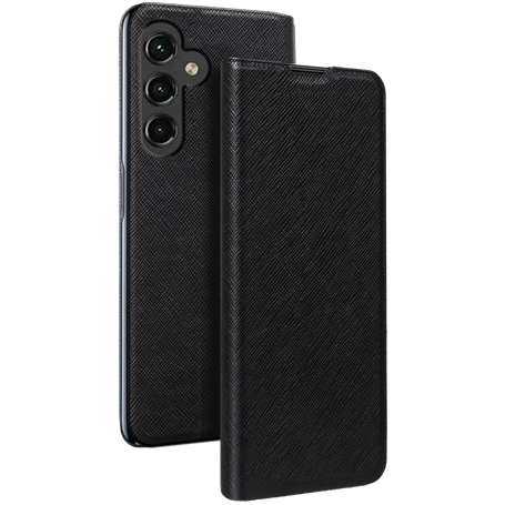 Etui Folio Samsung G A15 4G&5G Noir - Porte-carte intégré Bigben