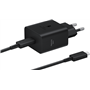 Chargeur maison USB C 45W Power Delivery GaN + Câble USB C/USB C 1.8m Noir Samsung