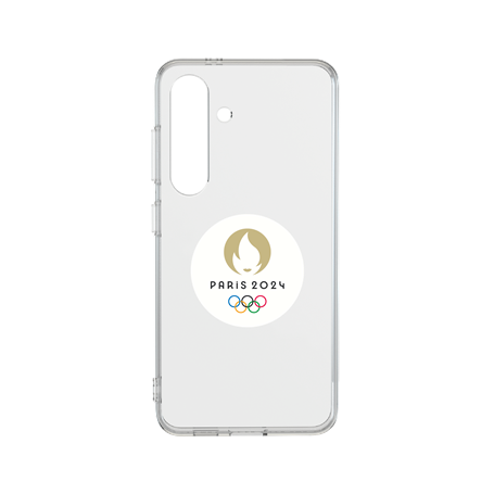 Coque Résine Galaxy S24 Flamme PARIS 2024 -Fabriquée en France JO 2024
