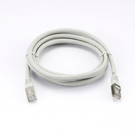 C ble RJ45 Male/Male droit CAT6A S/FTP - Longueur 2M - Gris - en sachet
