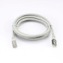 C ble RJ45 Male/Male droit CAT6A S/FTP - Longueur 2M - Gris - en sachet