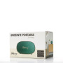 Enceinte Bluetooth Halterrego style rtro couleur verte. BT V5.0, lecteur de car
