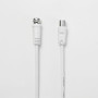 C ble Coaxial/Satellite 9.52 mm m le/m le - 2m - blanc