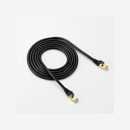 C ble RJ45 droit couleur noir - 2m S/STP Cat 7 avec snagless et connecteurs en o