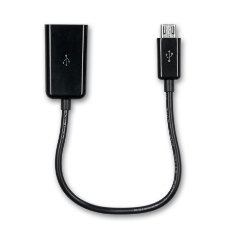 C ble USB2.0 Femelle vers micro USB M le 15 cm Noir - cable OTG