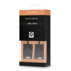 C ble VGA m le/m le 1.80 m noir