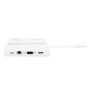 DICOTA Station d'accueil portable Blanc 9-en-1 USB-A/USB-C Plug and play HDMI VG