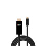 Lindy 43293 câble vidéo et adaptateur 3 m USB Type-C HDMI Type A (Standard) Noir