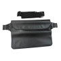 WE Pochette UNIVERSELLE WATERPROOF 2 en 1: jusqu' 7'' Noir - avec sangle : se p