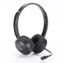 Casque micro WE Bluetooth connexion BT ou c ble jack 3.5mm micro pivotant noir