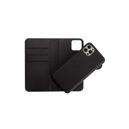 WE Etui folio MAGNETIQUE APPLE IPHONE 13 PRO MAX Noir: Coque dtachable - fermet