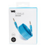 C ble Jack/Jack M/M plat 1.50m - bleu 3.5mm