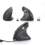 Souris verticale WE sans fil 5 boutons et 1 molette DPI 800-1200-1600 noire