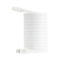 WE C ble USB-C/Lightning m le/m le plat 2m - blanc