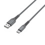 C ble USB/USB-C 3.2 gen 1 m le/m le avec cordon en nylon + kevlar 400D - 1m