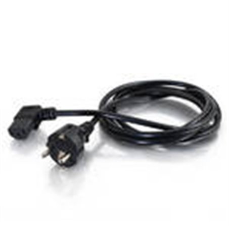 C2G 2m 90° Power Cord Noir