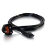 C2G Cordon d'alimentation RU pour ordinateur portable (BS 1363 à IEC 60320 C5) de 2 M