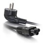 C2G Cordon d'alimentation EU pour ordinateur portable (CEE 7/7 à IEC 60320 C5) de 2 M