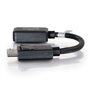 C2G 20 cm Convertisseur adaptateur DisplayPortTM mâle vers HDMI femelle  Noir
