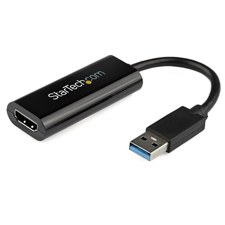 StarTech.com Adaptateur USB 3.0 vers HDMI - 1080p - Convertisseur d'Écran Slim/Compact USB Type-A vers HDMI pour Moniteur - Cart