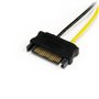 StarTech.com Câble adaptateur d'alimentation SATA vers carte vidéo PCI Express 6 broches de 15 cm