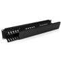 StarTech.com Panneau de gestion de câbles horizontal 2U pour rack de serveur - Guide pour câbles avec couverture