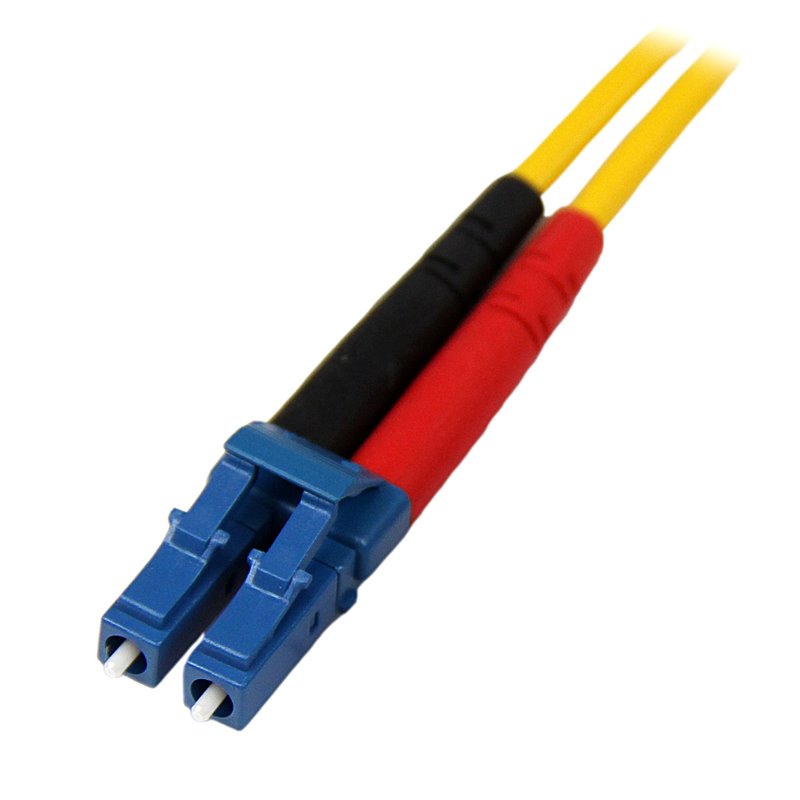 Image secondaire de Startech.com Câble Réseau Fibre Optique LC vers LC Mâle / Mâle - Duplex Monomode 9/125 LSZH - Jaune 4 m