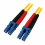 StarTech.com Câble Réseau Fibre Optique LC vers LC Mâle / Mâle - Duplex Monomode 9/125 LSZH - Jaune 1 m